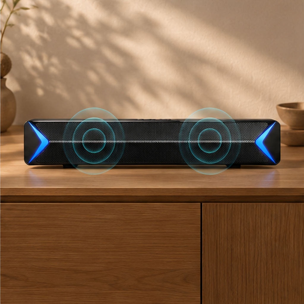 Kompakt Bluetooth-soundbar