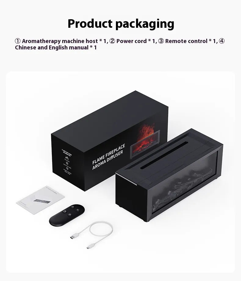 3D Fireplace Humidifier